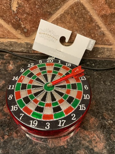 Glass dart board game - glass,