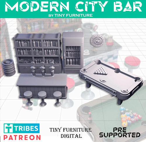 Modern city bar - modern,