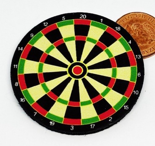 Dolls house foam dart board - foam, no
