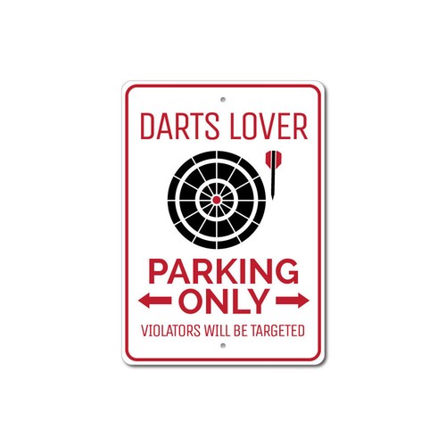 Darts lover sign - lover, sign,