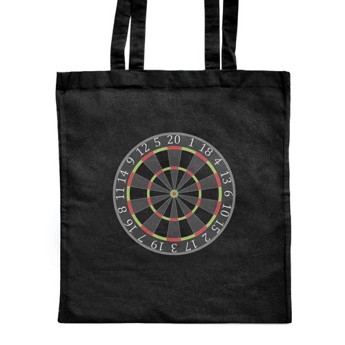 Dartboard shopping tote - 'dartboard',