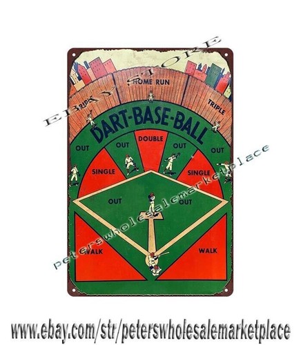 1950s dart board baseball - dart,