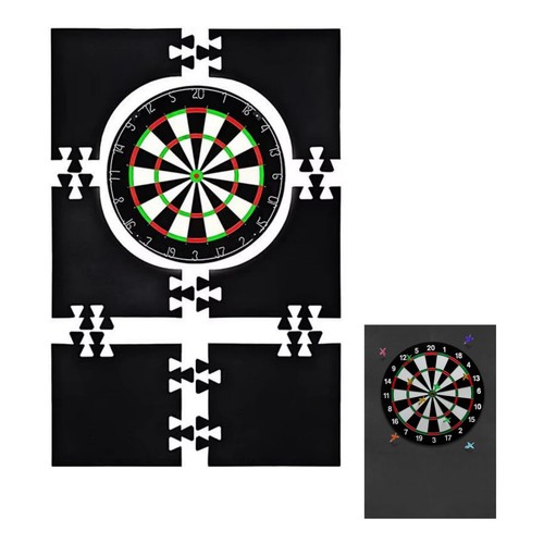 Extended dartboard wall - extended,