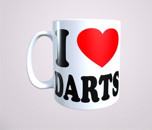 Love darts mug can - darts,